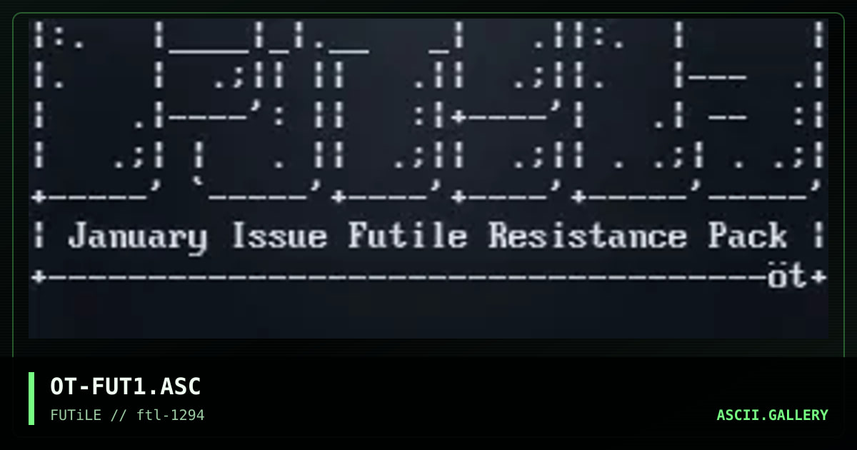 OT-FUT1.ASC, by omot, 1994