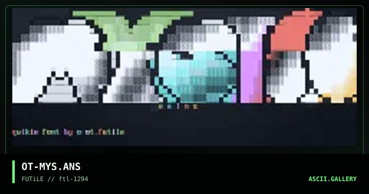 OT-MYS.ANS, by omot, 1994