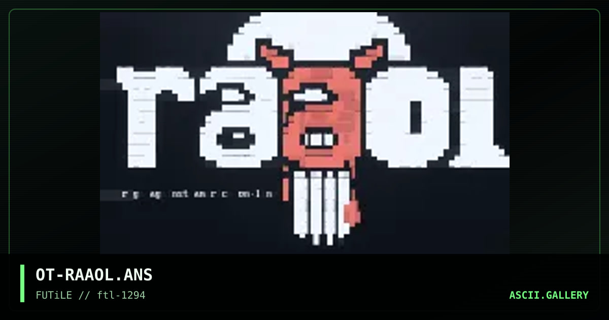 OT-RAAOL.ANS, by omot, 1994
