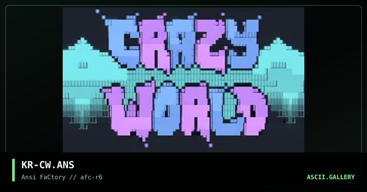 KR-CW.ANS, by krusher, 1993