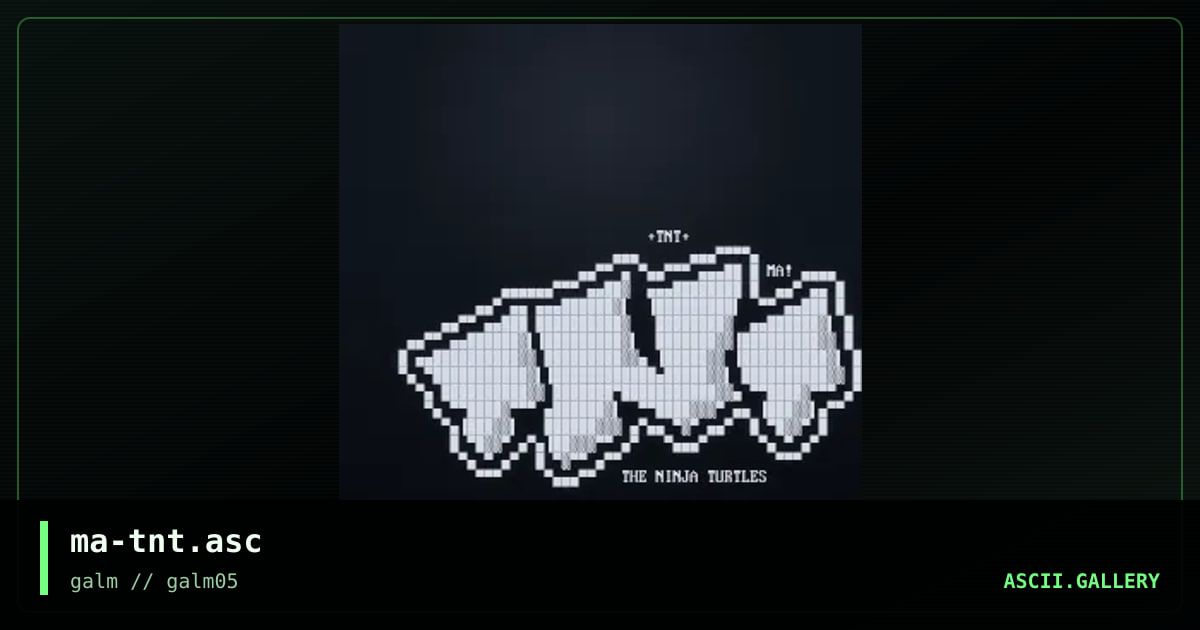 ma-tnt.asc, by untagged, 2001