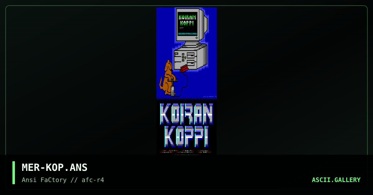 MER-KOP.ANS, by mercer, 1993