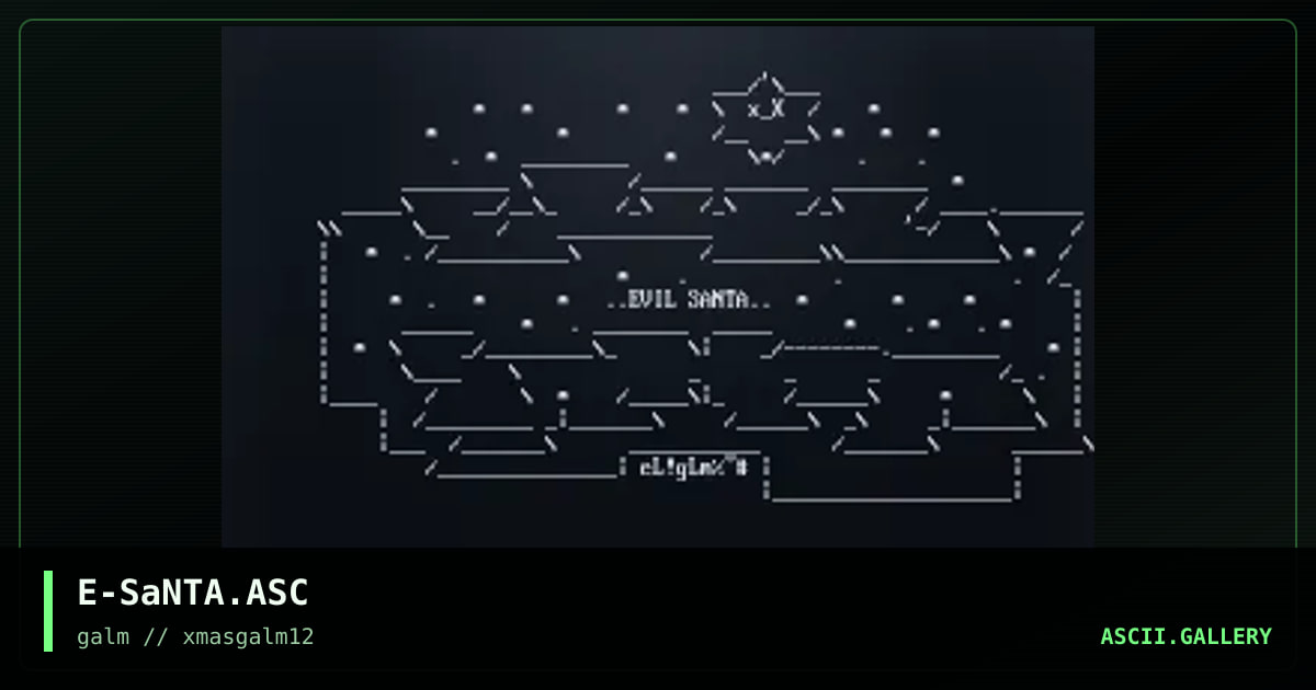 E-SaNTA.ASC, by eleric, 2003