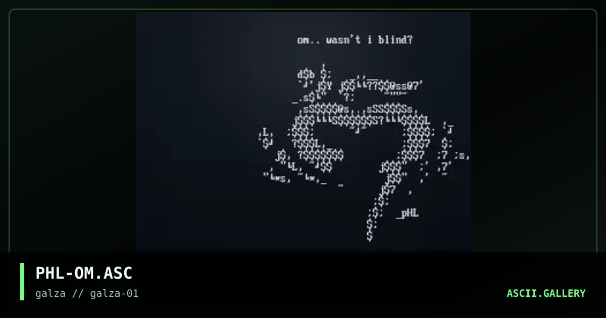 om, by phl, 1999