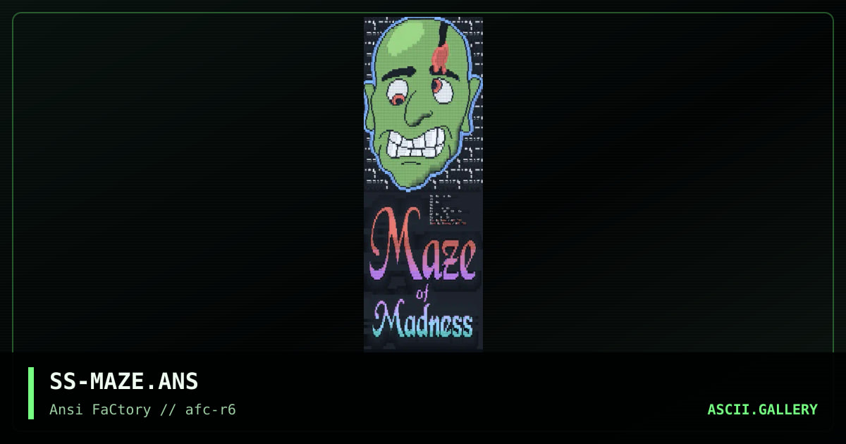 SS-MAZE.ANS, by stormy, suhu, 1993