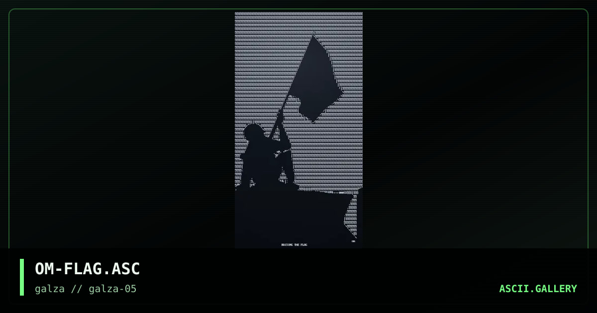 Raising The Flag, by otium man, 1999