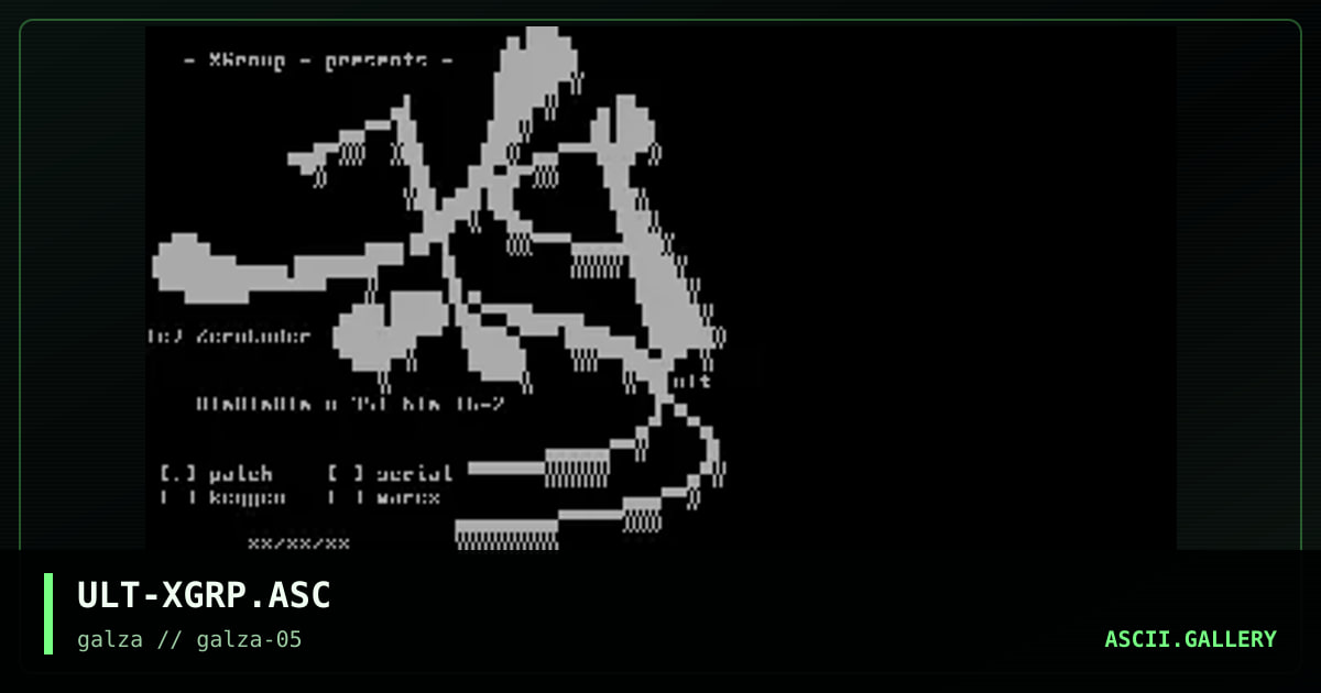 Xgroup Diz, by ultimate, 1999