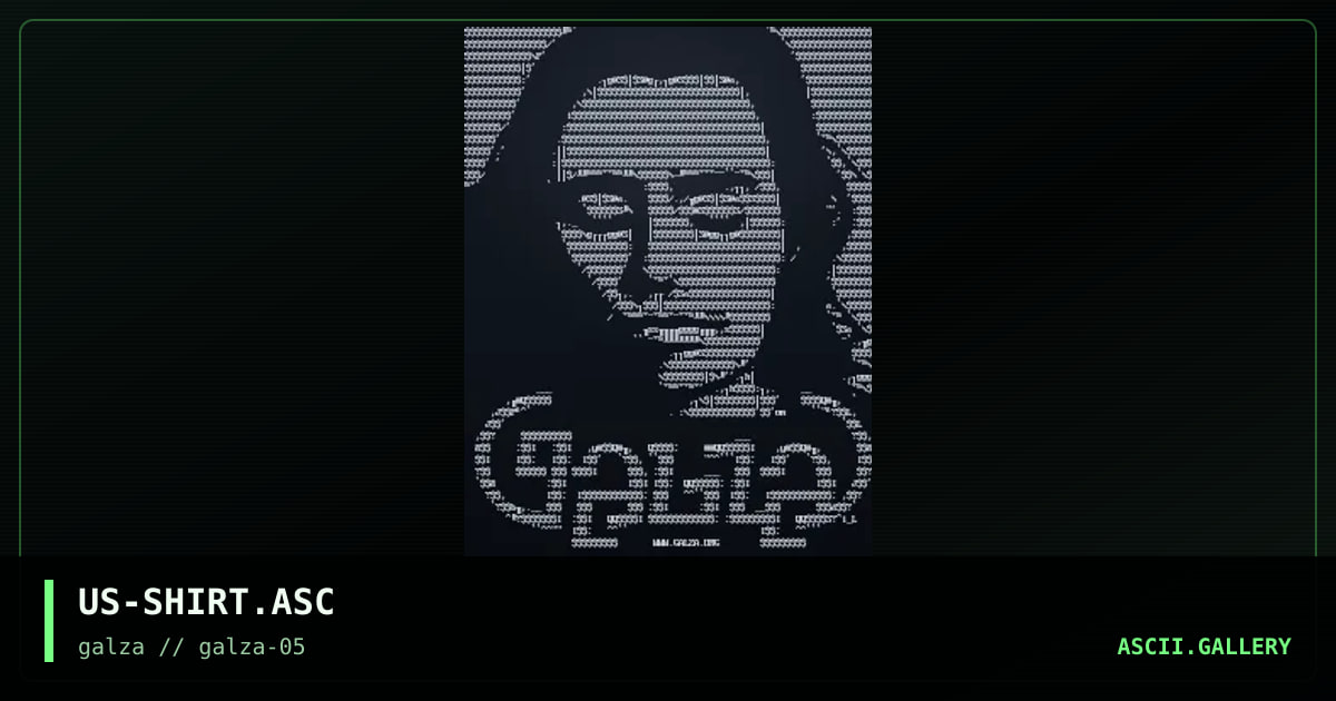 Galza Shirt, by otium man, iron lung, 1999