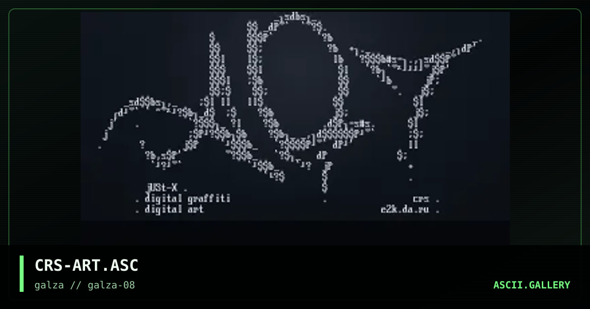 art, by crasher, 2000