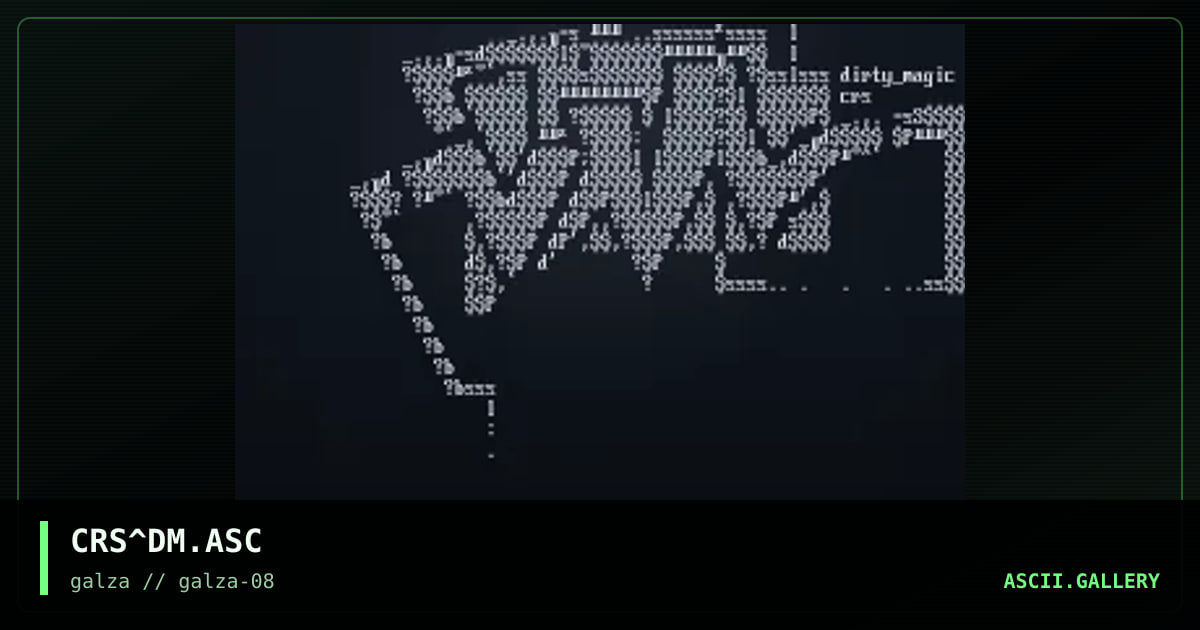 CRS^DM.ASC, by crasher, 2000