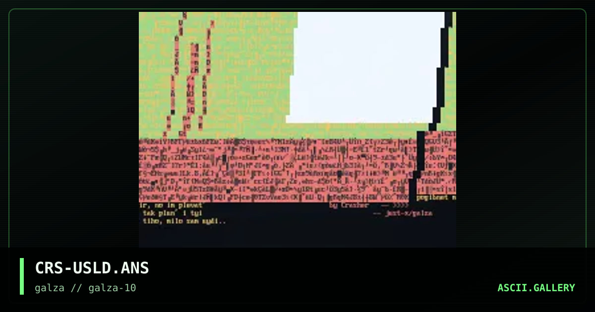uslada, by crasher, 2001