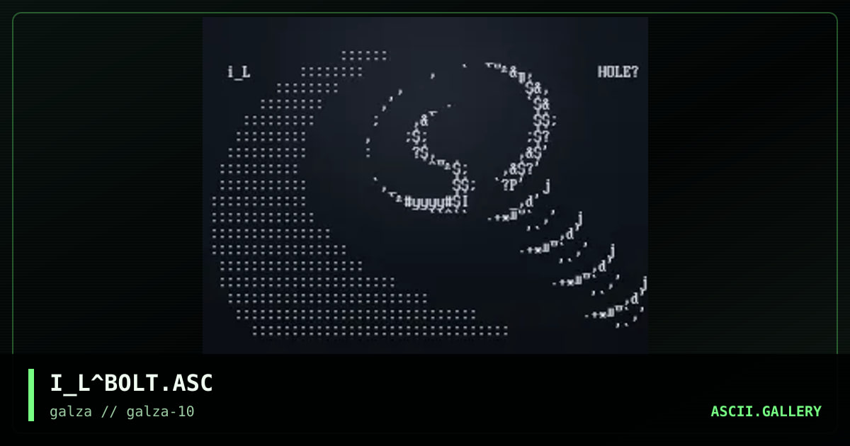 I_L^BOLT.ASC, by iron lung, 2001