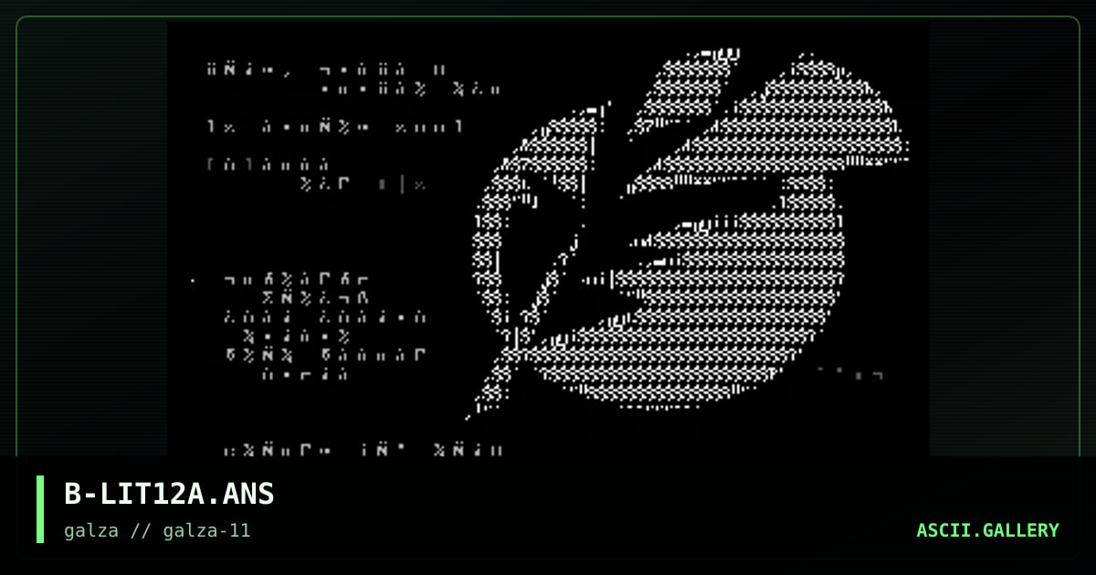 B-LIT12A.ANS, by bug, 2001