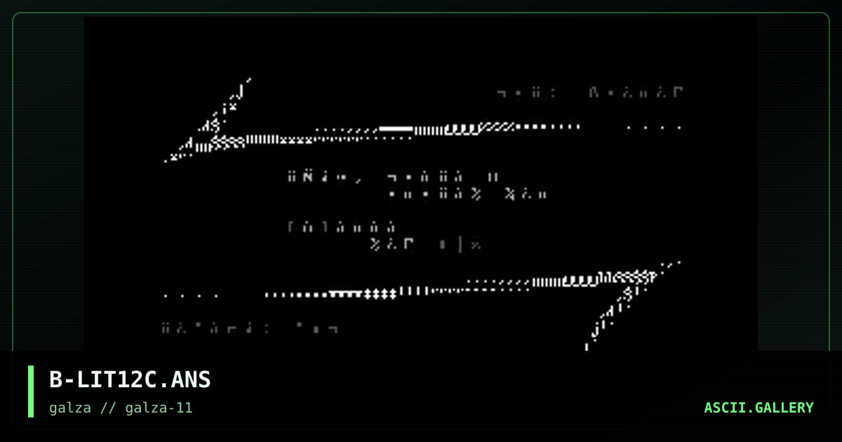 B-LIT12C.ANS, by bug, 2001