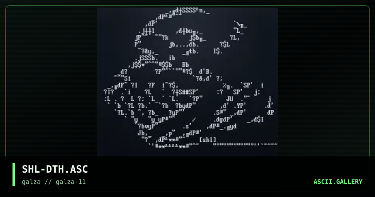 SHL-DTH.ASC, by shl, 2001