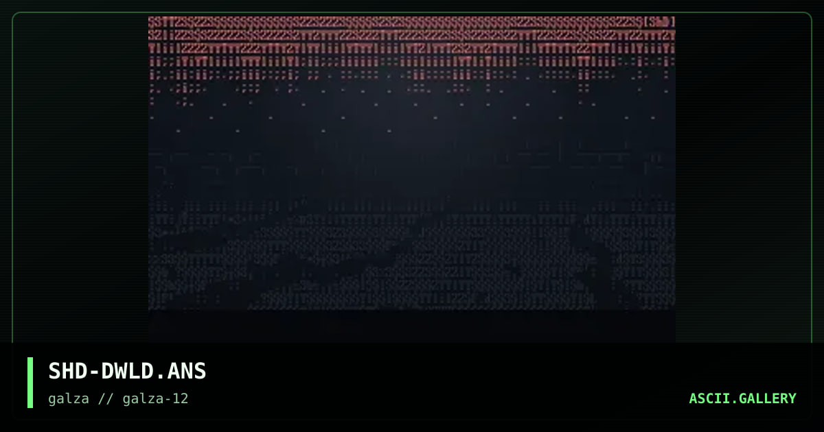 Dead World, by shadow, 2001