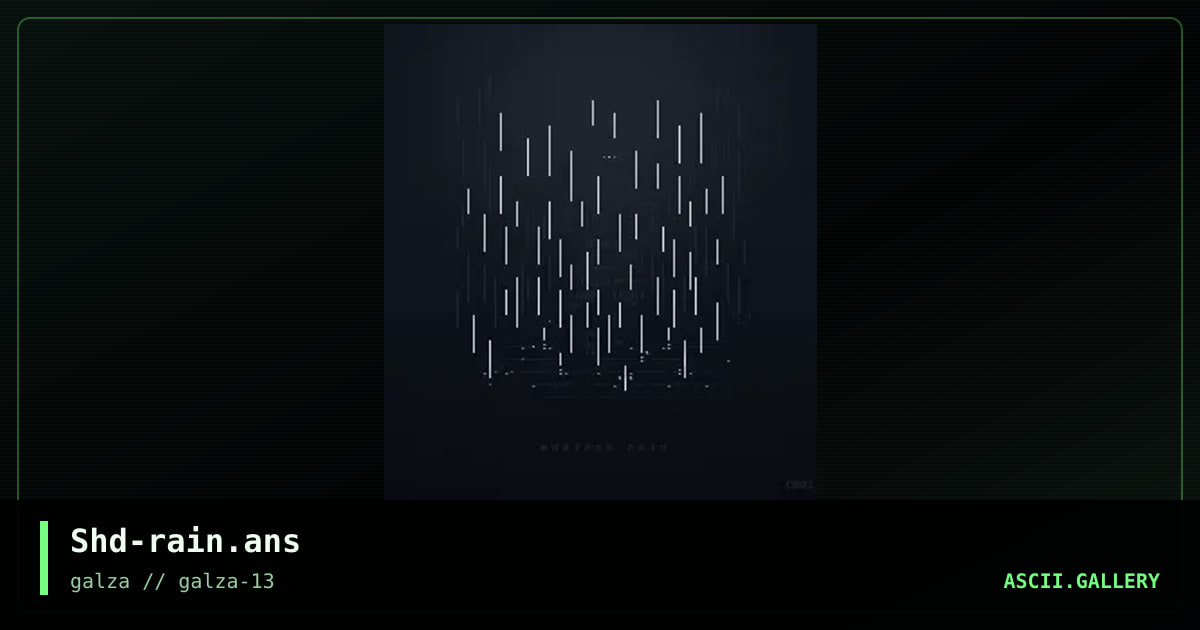 endless rain, by shadow, 2002