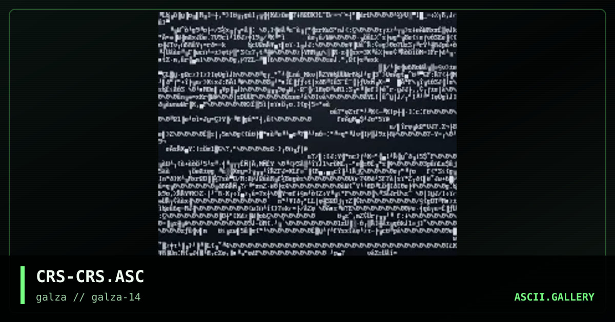 CRS-CRS.ASC, by crasher, 2002