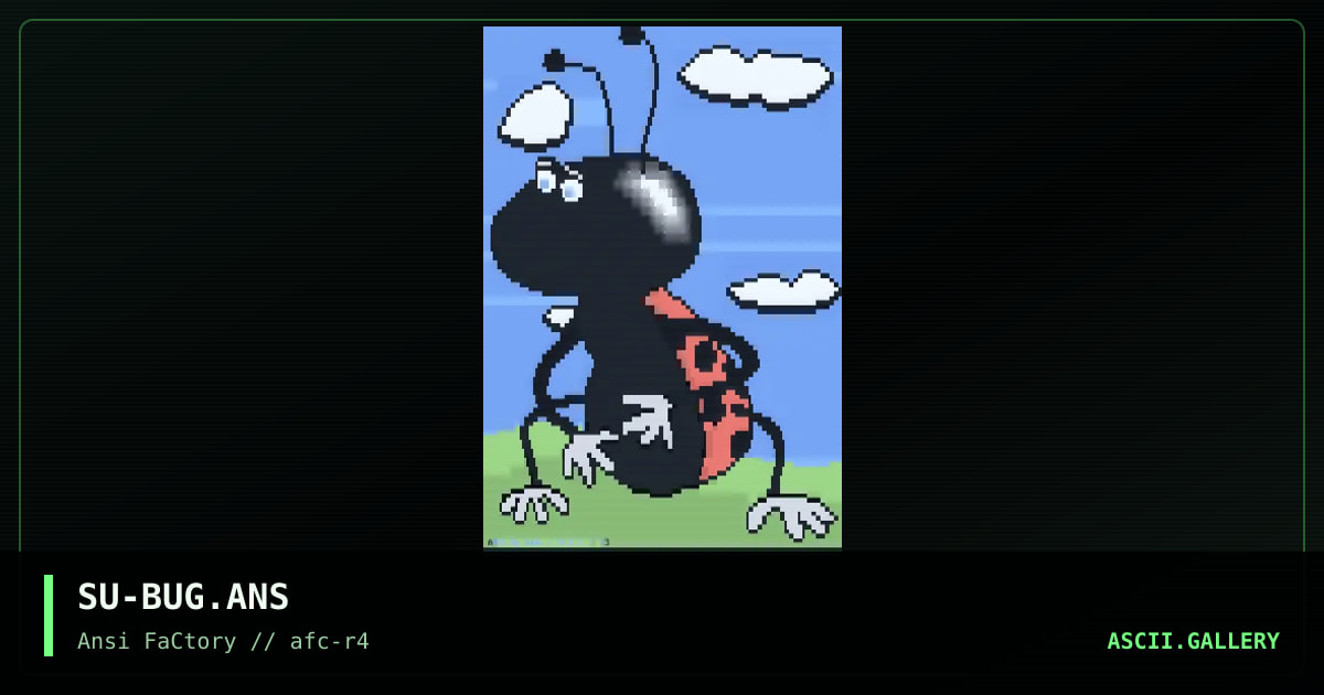 SU-BUG.ANS, by suhu, 1993