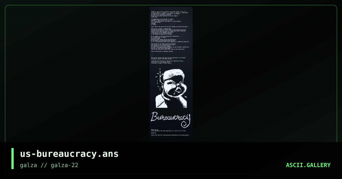 Bureaucracy, by cthulu, otium, 2014
