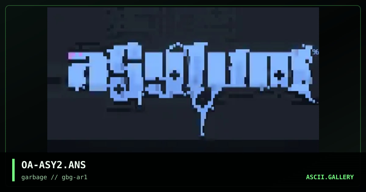 OA-ASY2.ANS, by ortega, 1996