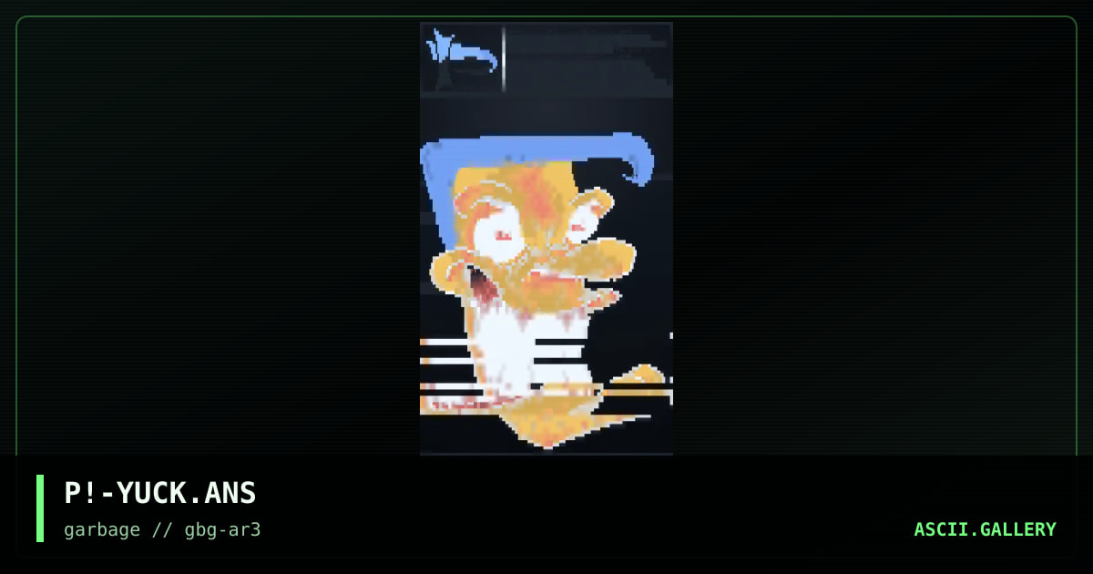 P!-YUCK.ANS, by untagged, 1997