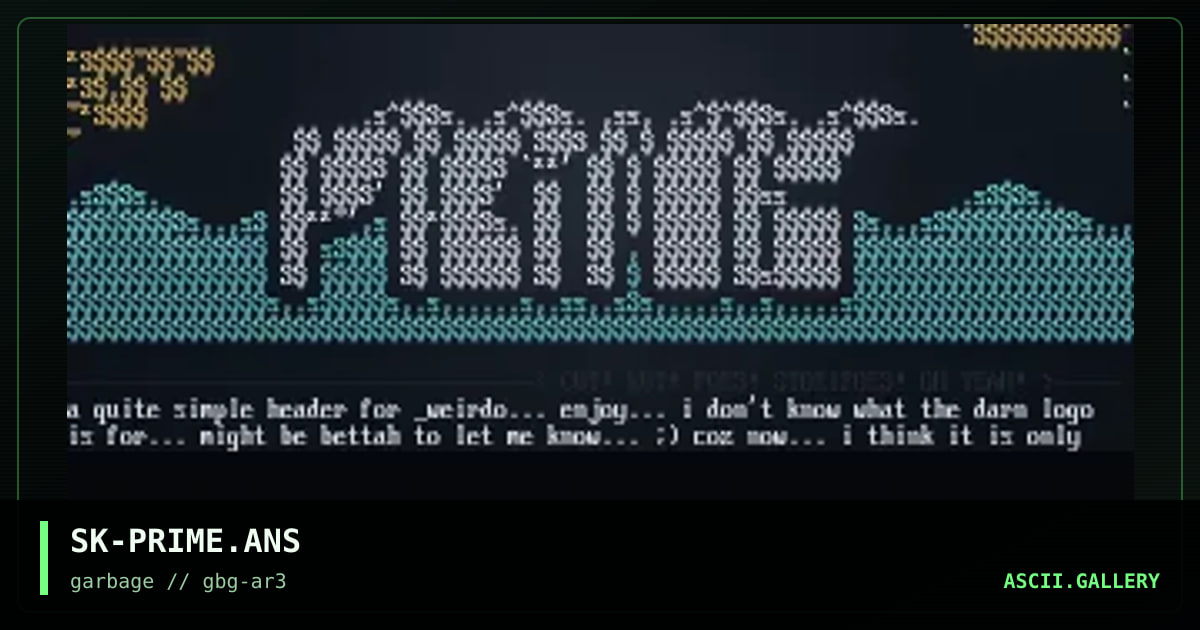 Prime LOGO, by sike, 1997