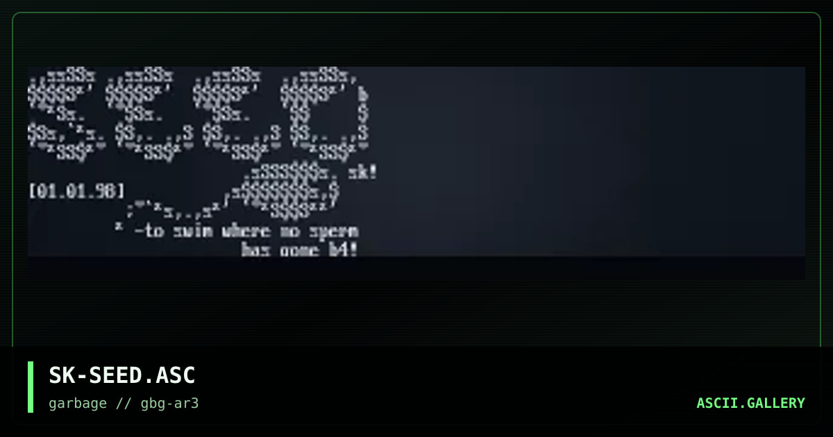 SEED - file_id.diz, by sike, 1997