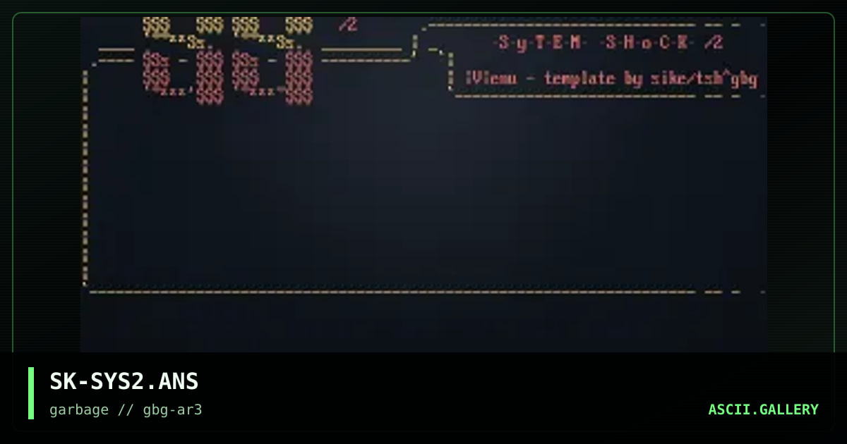 SK-SYS2.ANS, by sike, 1997