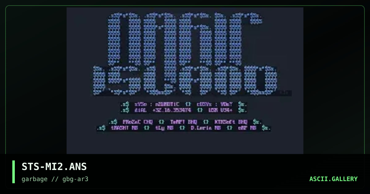 MaGiC iSlAnD Ansi LoGo #2, by simon the sorcerer, 1997