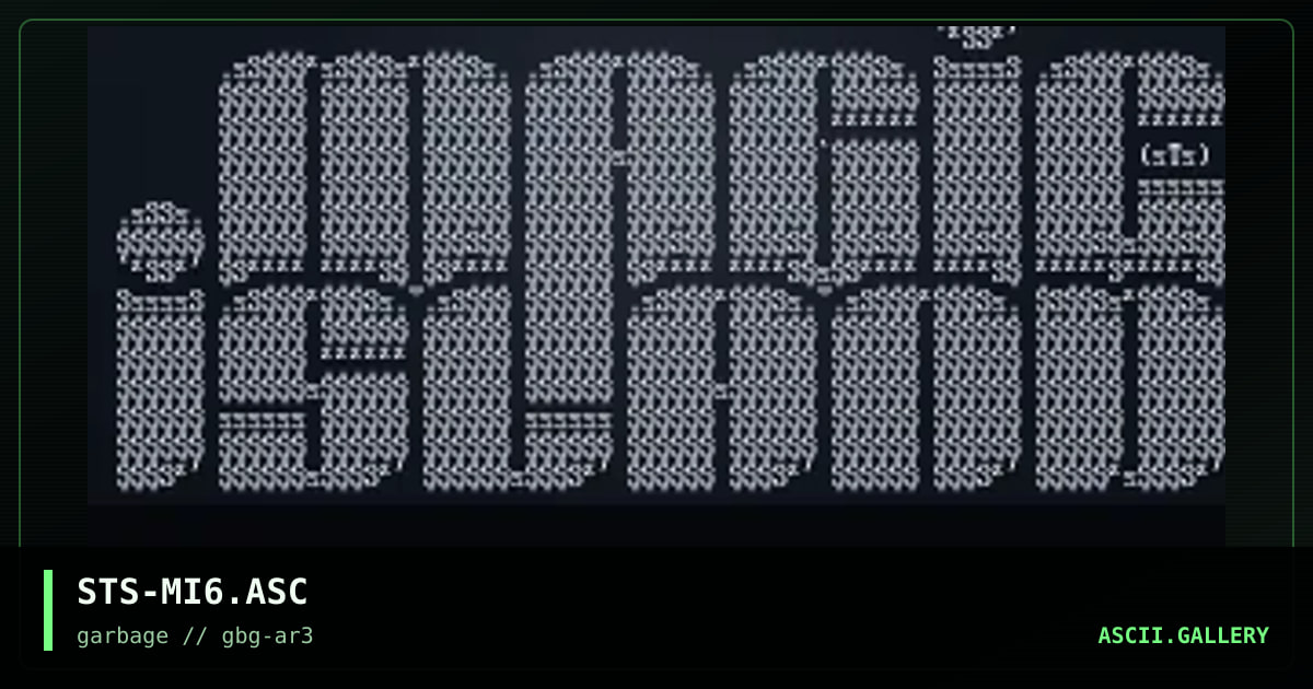 MaGiC iSlAnD Ascii LoGo #6 (TriP), by simon the sorcerer, 1997