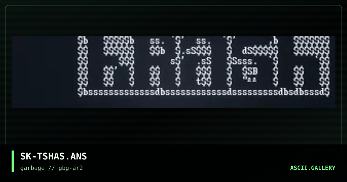 SK-TSHAS.ANS, by sike, 1996
