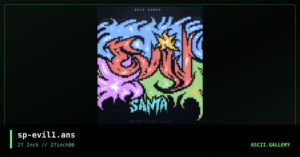 sp-evil1.ans, by spear, 2004