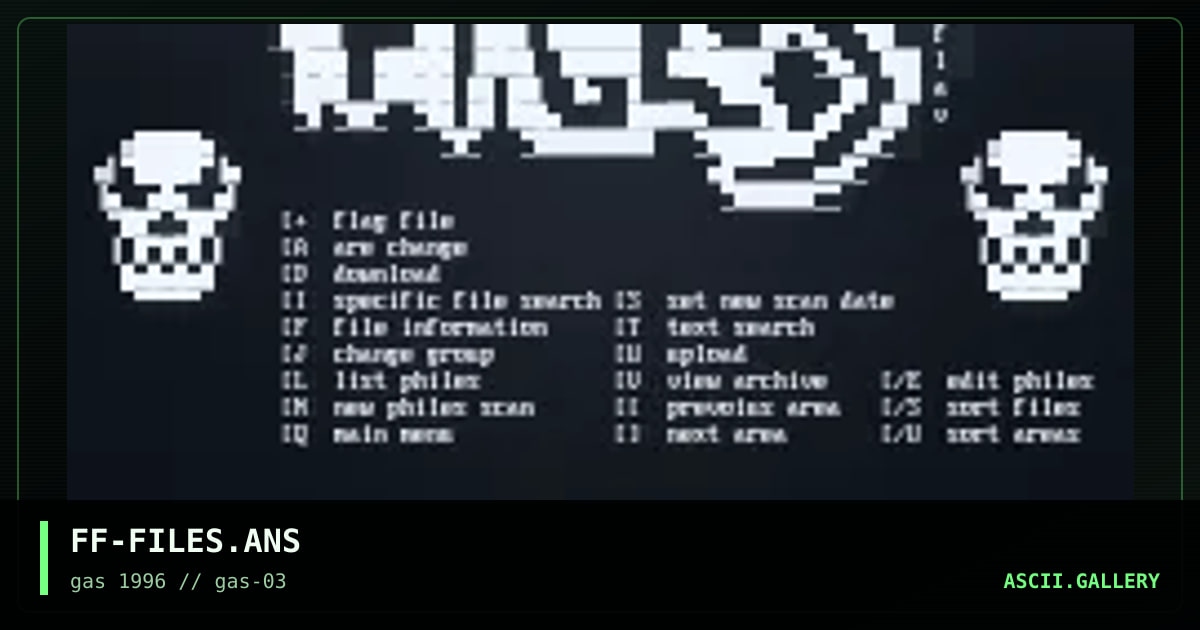 files menu, by flava flav, 1996