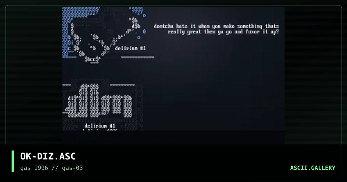 delirium, by overtkill, 1996