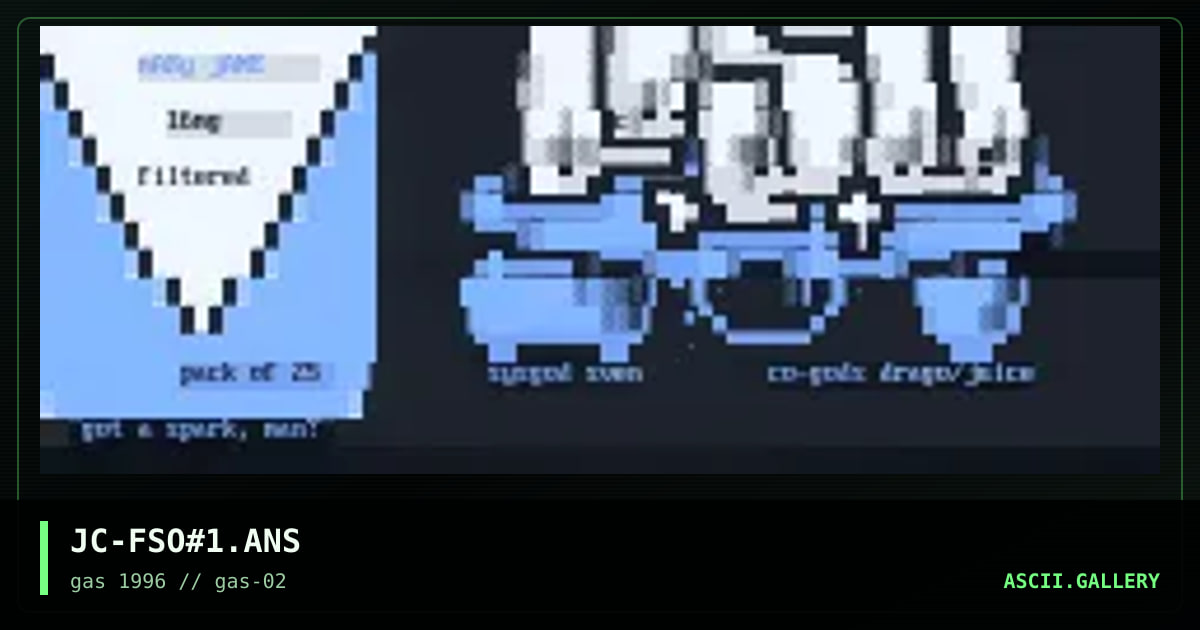 fso, by juice gas, 1996