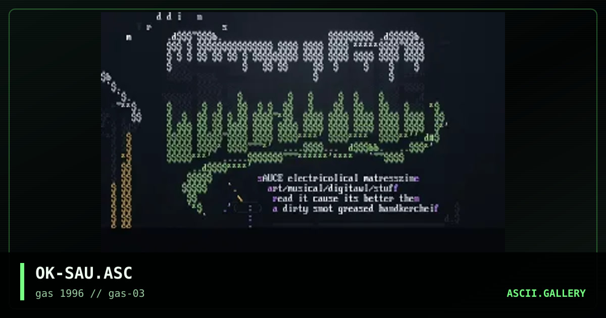 sauce, by overtkill, 1996