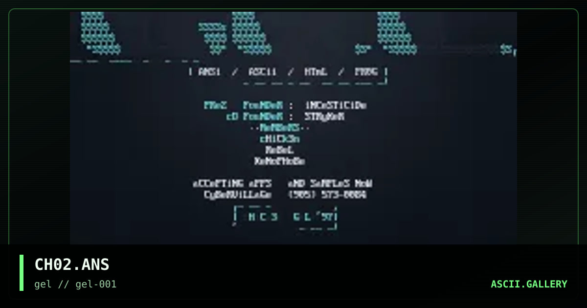 CH02.ANS, by chicken, 1997