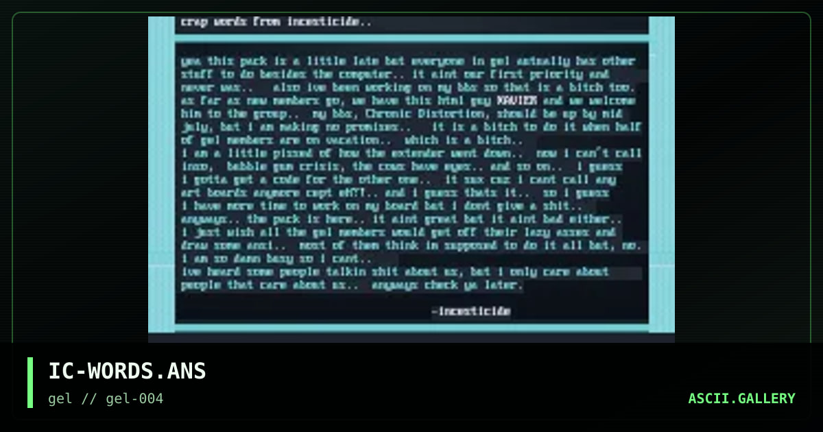 IC-WORDS.ANS, by incesticide, 1997