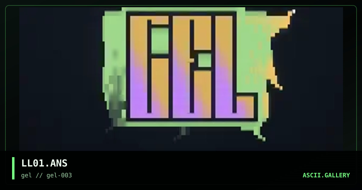 LL01.ANS, by lethargic lad, 1997