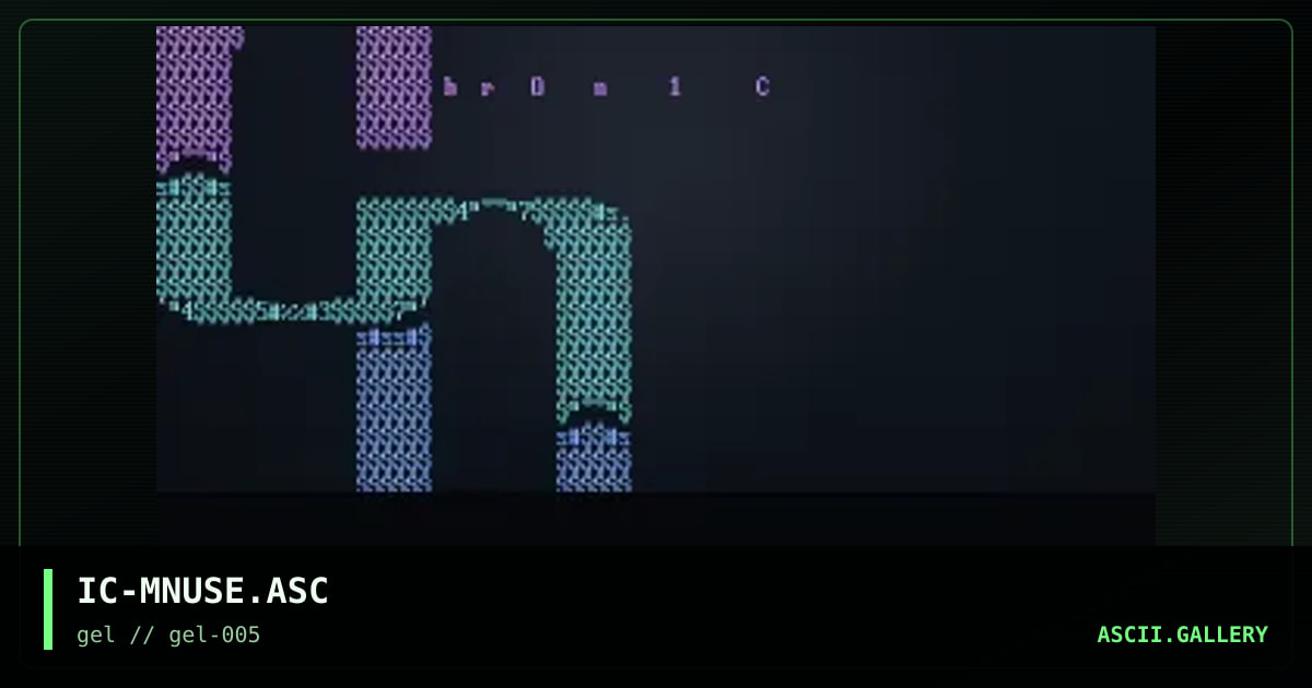 menu set for chronic distortion, by incesticide, 1997