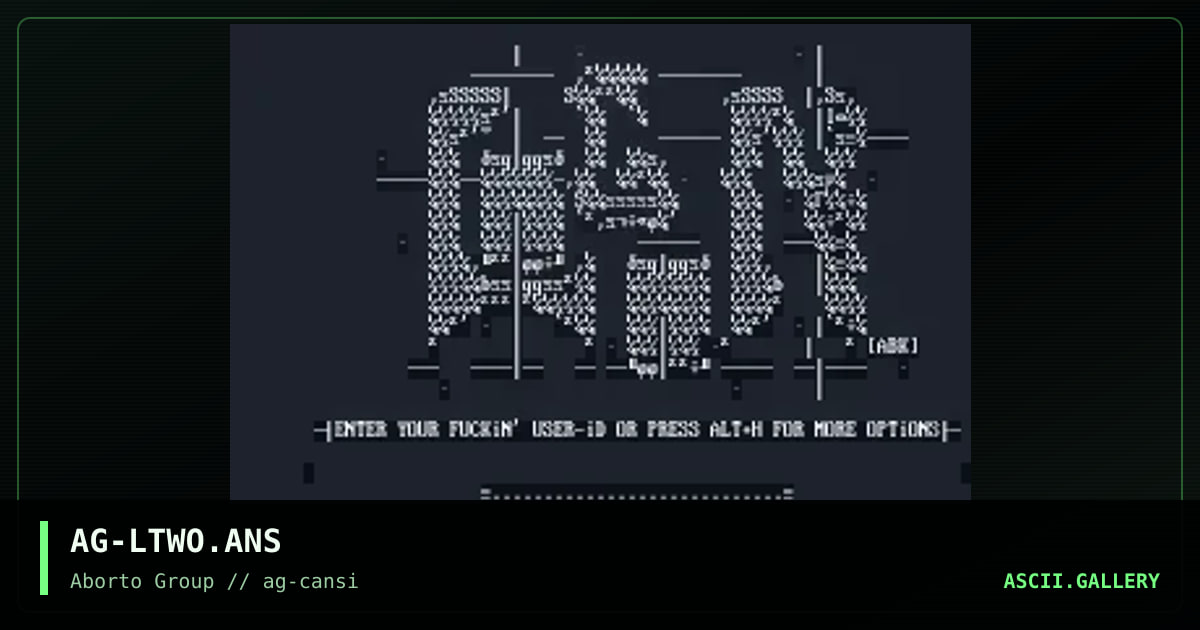 AG-LTWO.ANS, by anabolik, 1997
