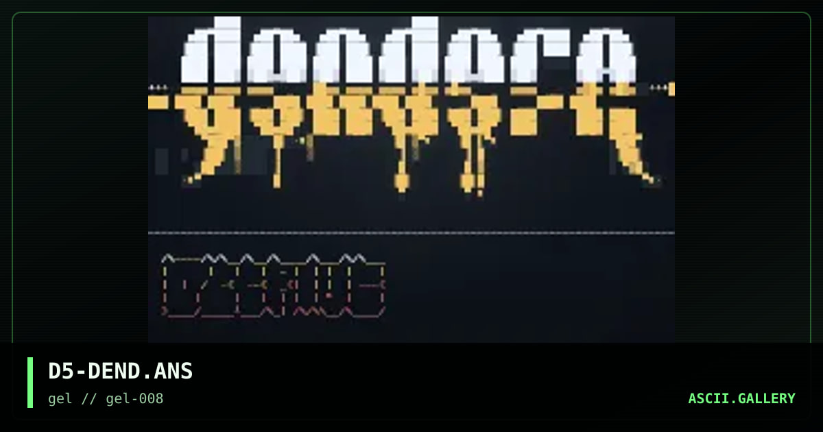 dendera ansi, by dark stalker, 1997