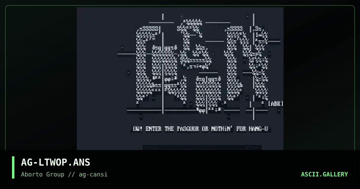 AG-LTWOP.ANS, by anabolik, 1997
