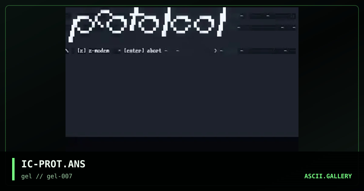 protolcol listing, by incesticide, 1997