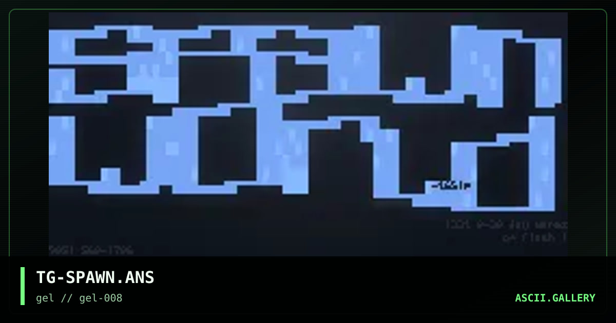 spawn world ansi, by the genocidal servant, 1997