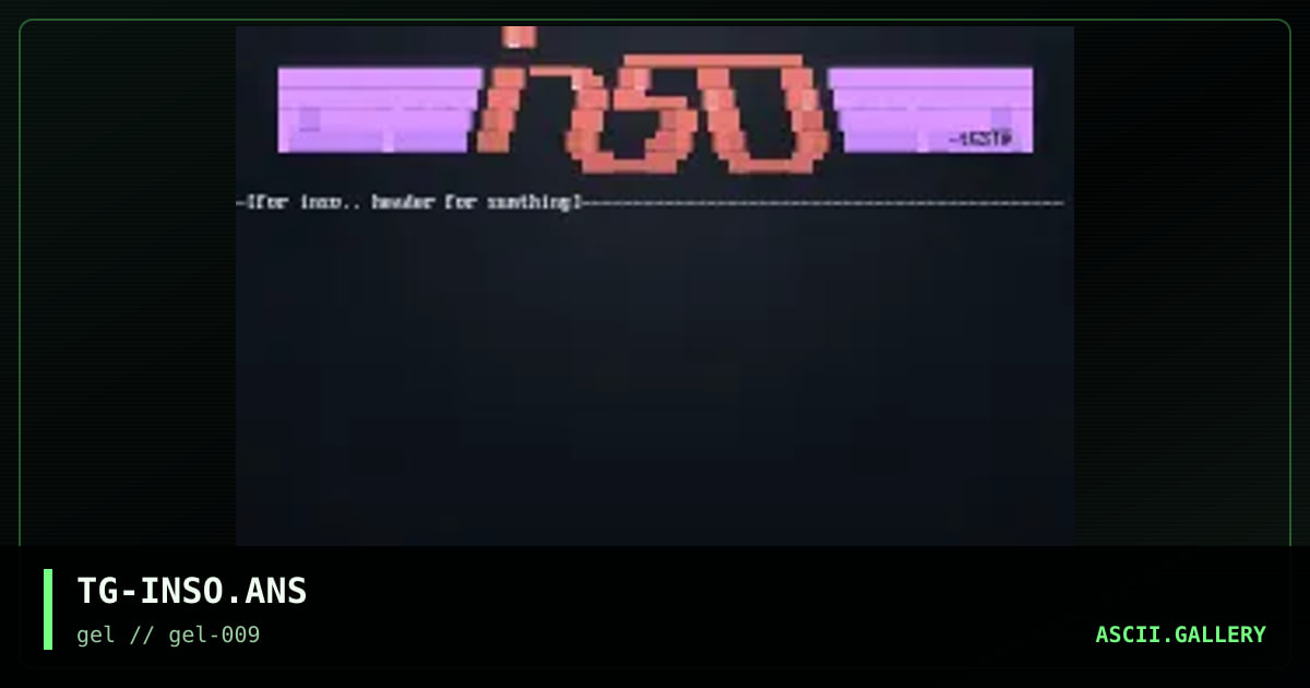 inso header, by the genocidal servant, 1997