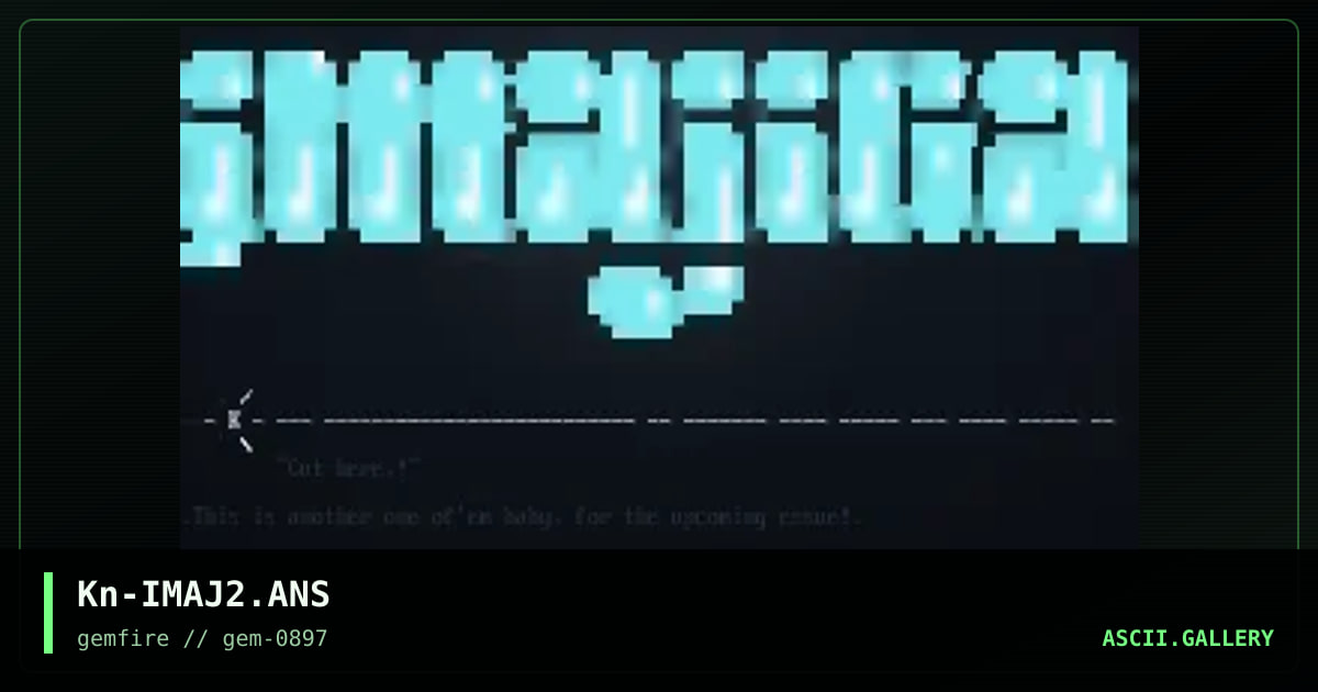 Kn-IMAJ2.ANS, by knightmare, 1997