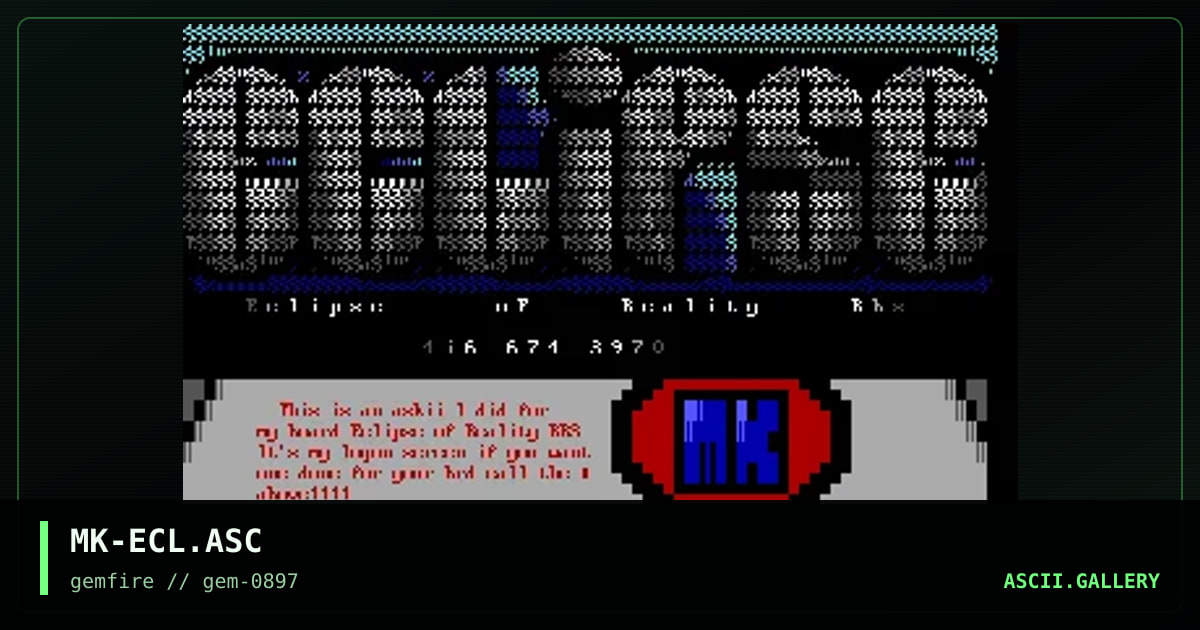 MK-ECL.ASC, by maniak killa, 1997