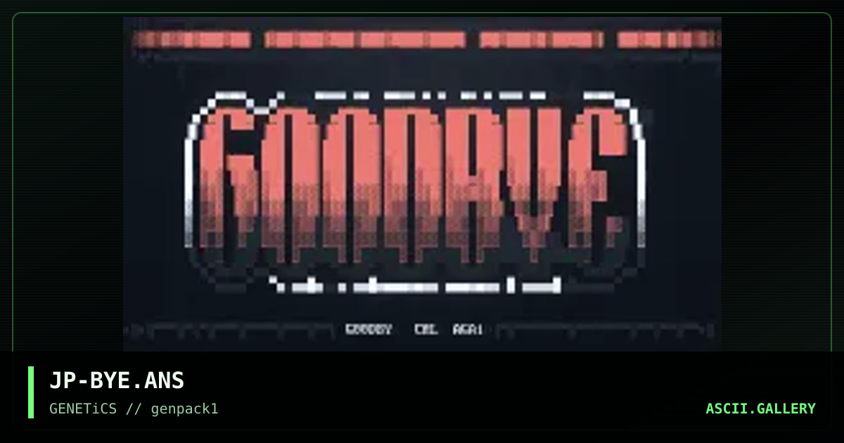 JP-BYE.ANS, by jump, 1995